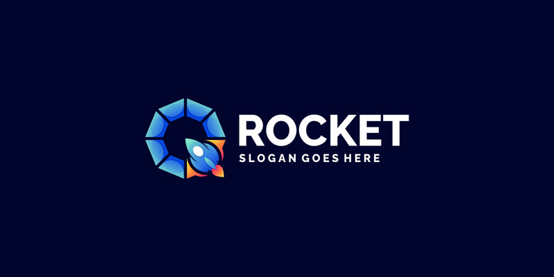 Modern Colorful Rocket Logo Design - Features Image 1