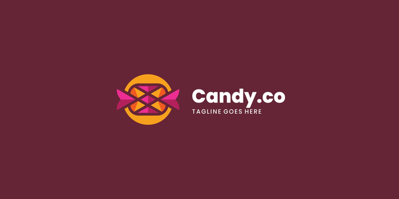 Logotipo de mascota simple de caramelo - Características Imagen 1