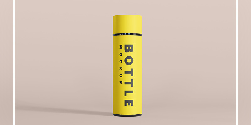 Szablon makiety butelki z wodą - Obraz funkcji 1