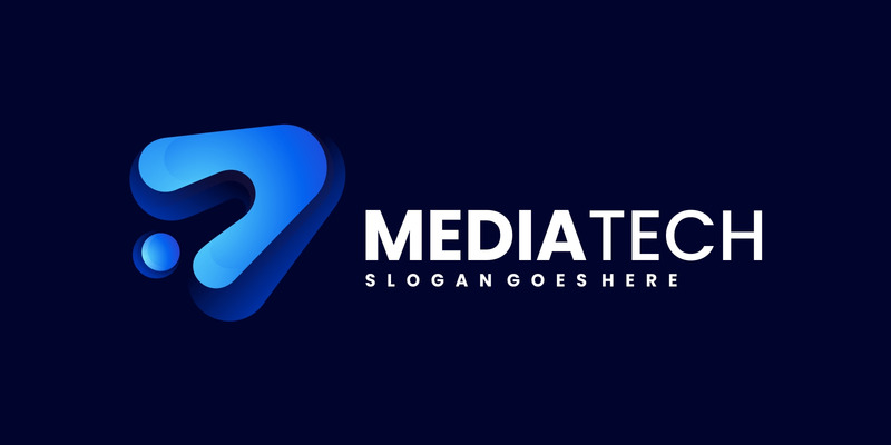 Media Gradient Logo Style - Features Image 1