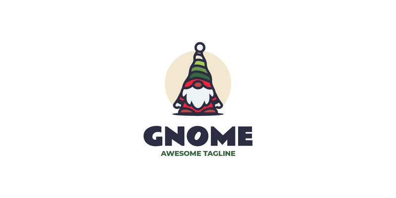 Logo mascotte semplice gnomo 56 - Caratteristiche Immagine 1