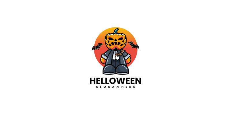 Estilo de logotipo de dibujos animados de Halloween - Características Imagen 1