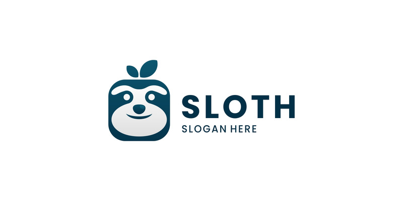 Diseño de logotipo de mascota simple perezoso - Características Imagen 1