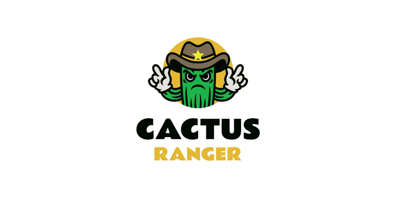 Mascot Cactus Logo Design Template 54 - Features Image 1