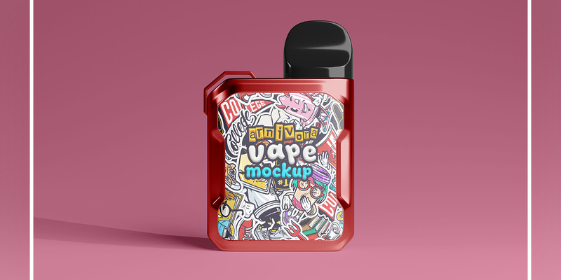 elfbar elfa master akku Square Electronic Vape Free Mockup