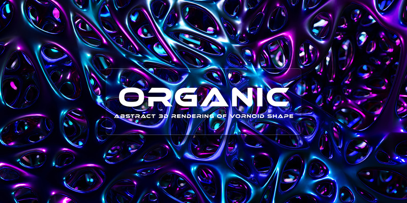 3D Organic Metal Background - Features Image 1