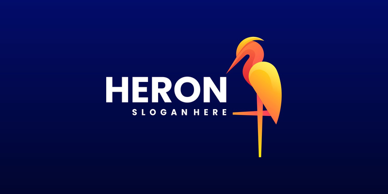 Vector reiger kleurverloop logo - Features Image 1