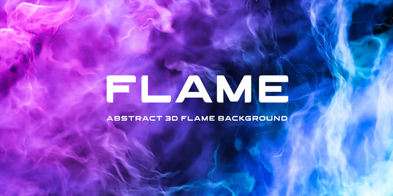 3D plamen abstraktní pozadí - Features Image 1