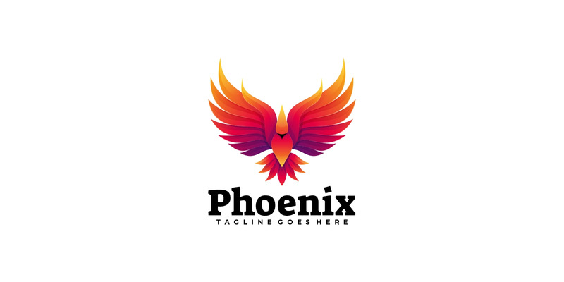 Vector Phoenix Gradient färgglad logotyp mall - Features Image 1