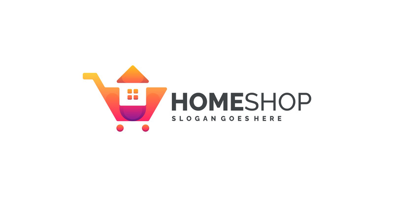 Gradient Modern Shopping Cart Logo Design - Features Image 1