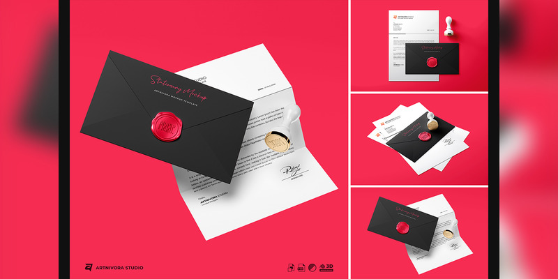 Stationery Mockup Sets Design 7841 - Features Image 1