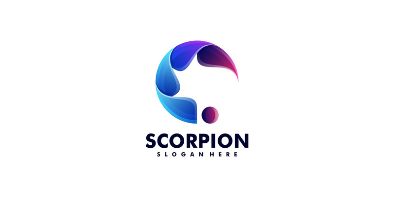 Scorpion Gradient Logo Template - Features Image 1
