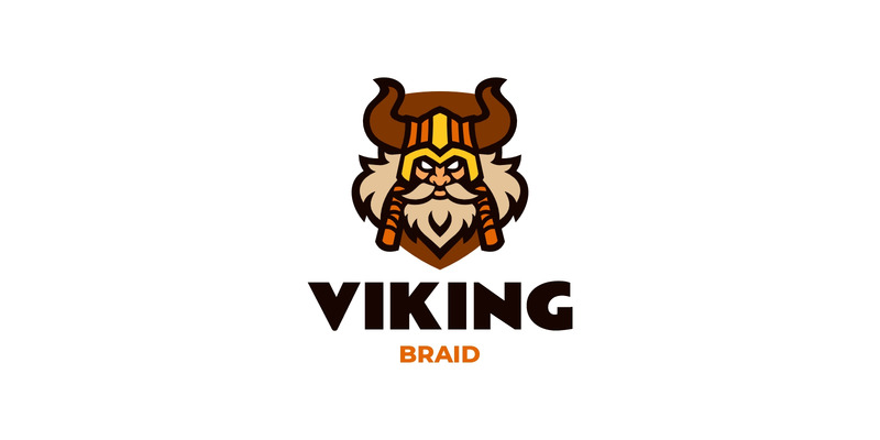 Mascot Modern Viking Logo Design14874 - Features Image 1