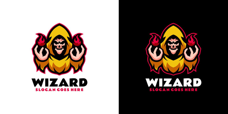 Wizard Mascot Logo Design 301 - Features Image 1