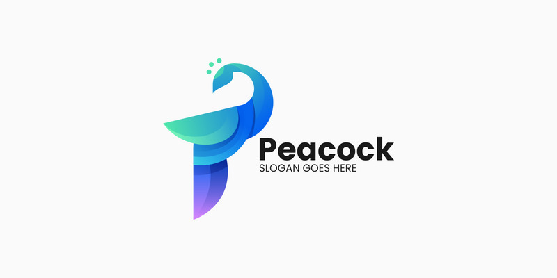 Peacock Gradient Colorful Logo 7 - Features Image 1