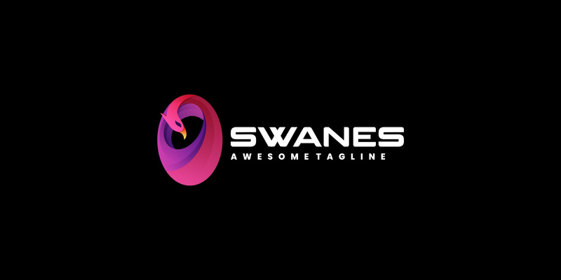 Swan Gradient Logo Style Vol.9 - Caratteristiche Immagine 1