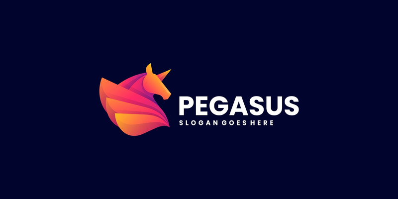 Pegasus Gradient Logo Styl 1 - Obraz funkcji 1