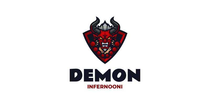 Esport Demon Logo Design Template - Features Image 1