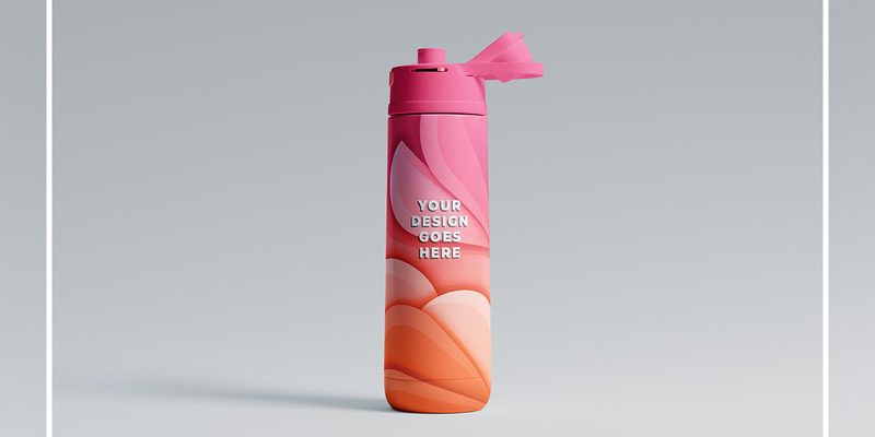 Szablon makieta butelki termosu - Obraz funkcji 1