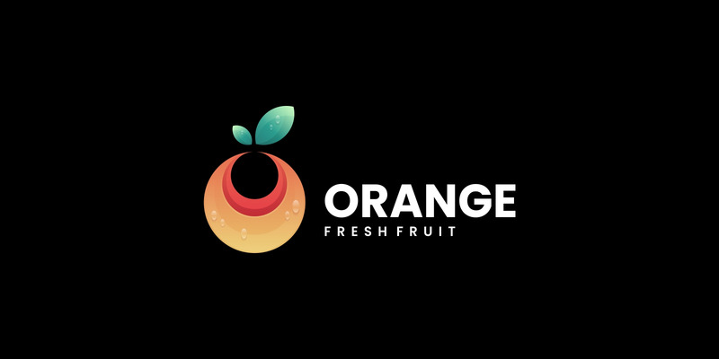 Orange Fresh Gradient Logo - Features Image 1