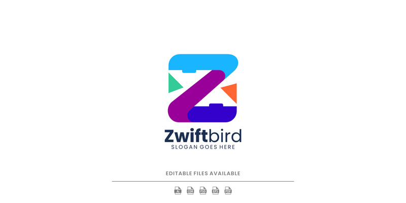Modern Flat Letter Z Logo Design - Features Image 1
