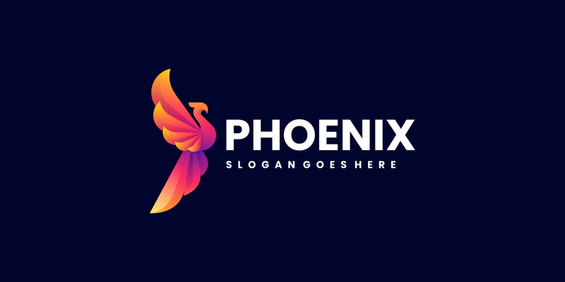 Modern Gradient Phoenix Logo Design132 - Features Image 1