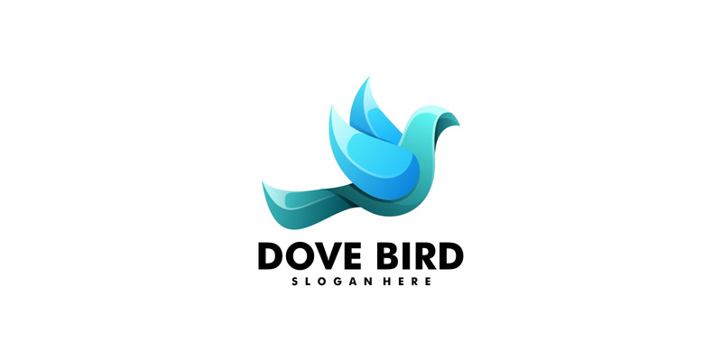 Dove Bird Gradient Logo Design - Features Image 1