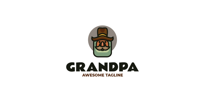 Nonno Semplice Logo Mascotte 2 - Caratteristiche Immagine 1