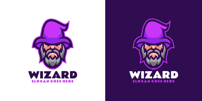 Wizard Mascot Logo Design 874 - Features Image 1