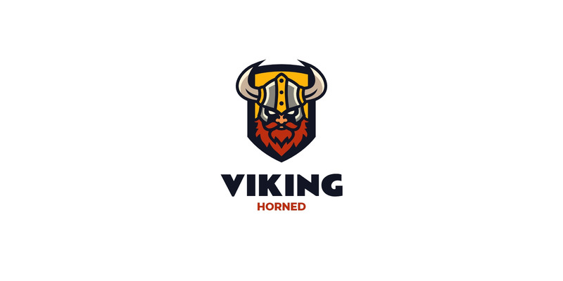 Mascot Viking Warrior Logo Design - Features Image 1