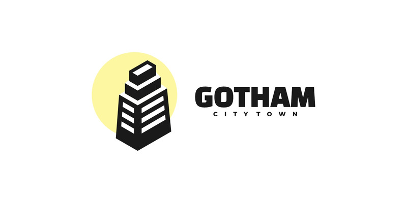 Gotham City Silhouette Logo - Features Image 1