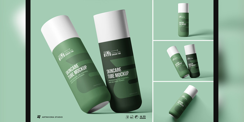 Skincare Tube Mockup Sets - Features Image 1