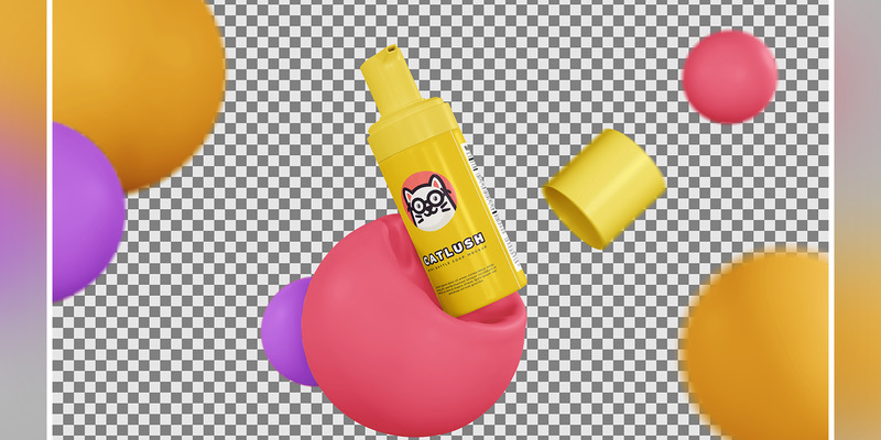 Makieta ekspozycyjna mydła w mini butelce - Obraz funkcji 1