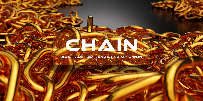 3D Chain Abstract Background - Features Image 1