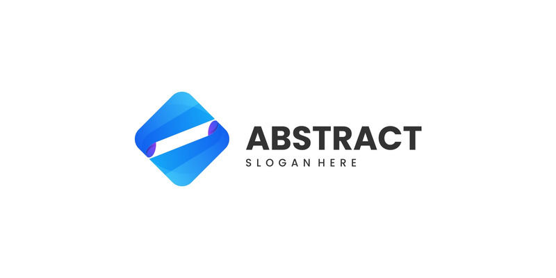 Абстрактный Квадратный Градиент Стиль Логотипа - Features Image 1