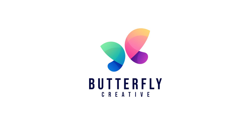 Design colorato a forma di farfalla - Caratteristiche Immagine 1