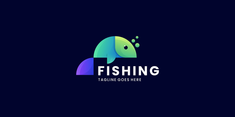Fiske Gradient Färg Logotyp - Features Image 1