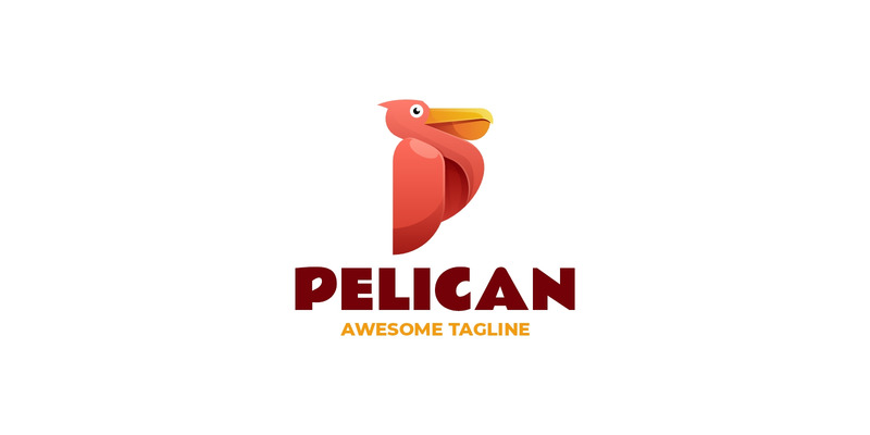 Logo colorato sfumato del pellicano 1 - Caratteristiche Immagine 1