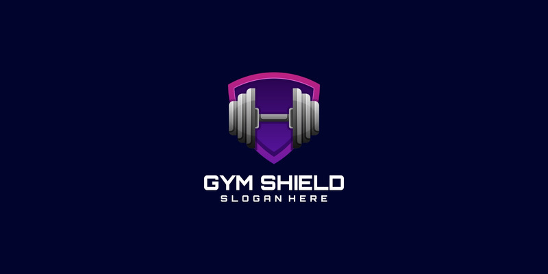 Gym Shield Gradient Logo Style - Features Image 1