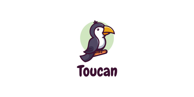 Toucan Simple Mascot Logo - Features Image 1