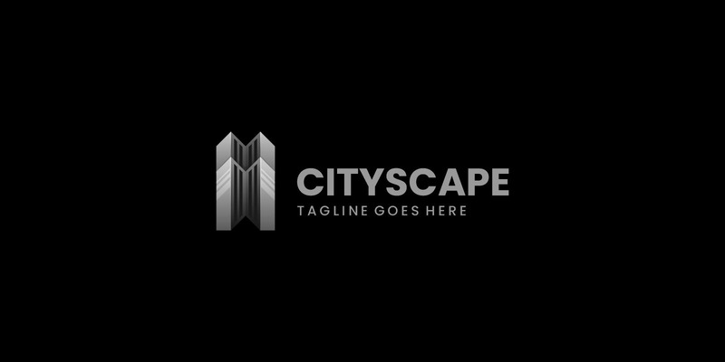 Cityscape Gradient Logo Template - Features Image 1