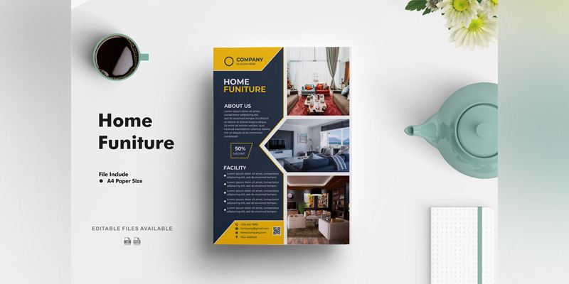 Huismeubilair Flyerontwerp - Features Image 1