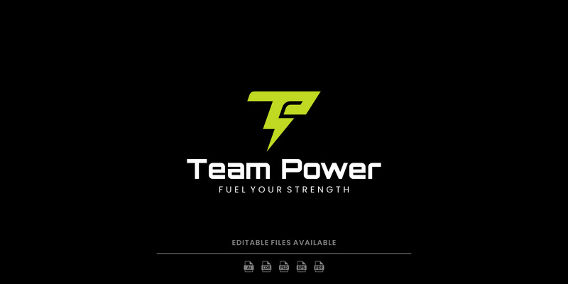 Modern Flat Thunderbolt Logo Design - Features Image 1