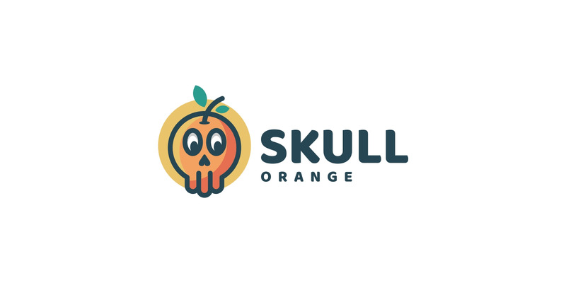 Skalle Orange Enkel logotypstil - Features Image 1