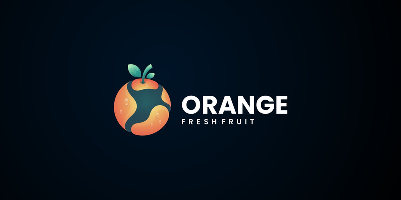 Création de logo dégradé de couleur orange - Caractéristiques de l’image 1