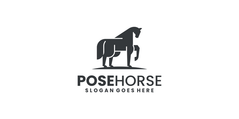 Silhouette Horse Logo Design - Features Image 1