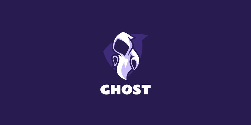 Mascot Ghost Logo Design Template - Features Image 1