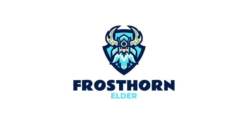 Mascot Modern Viking Logo Design - Features Image 1