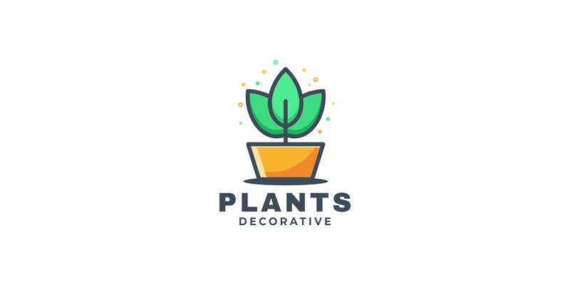 Plant Color Mascot Logo Template - Features Image 1