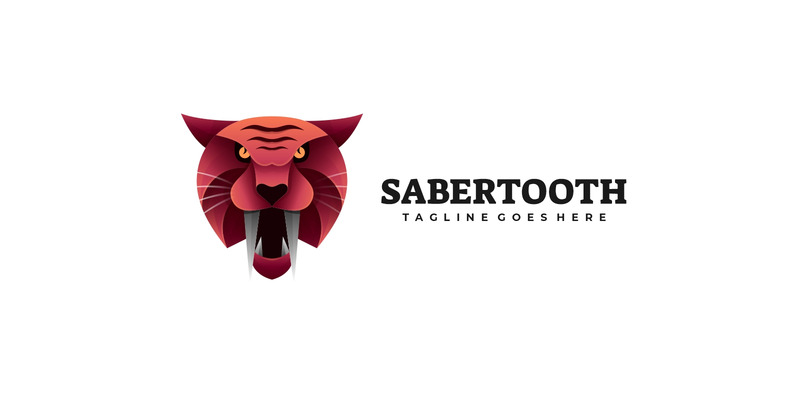 Gradientowy styl logo Sabertooth - Obraz funkcji 1